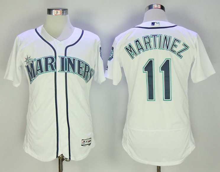Seattle Mariners #11 Edgar Martinez White Flexbase Jersey,We sell and wholesale Seattle Mariners #11 Edgar Martinez White Flexbase Jersey on line form chian!